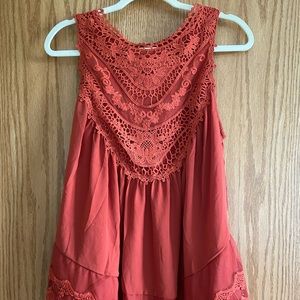 Women’s Rust Lace Tank